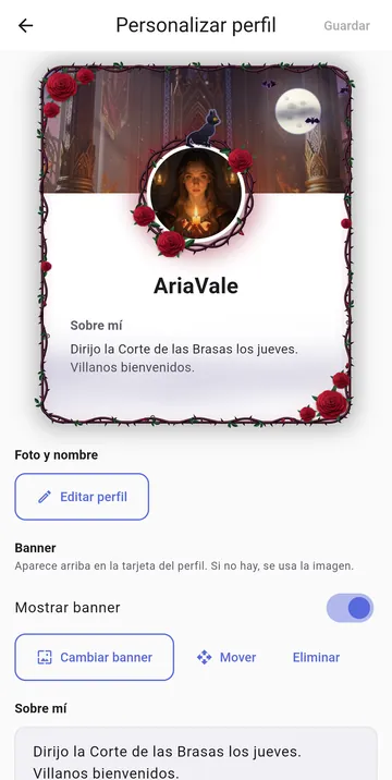 Personalizando el perfil: foto, banner y el aspecto de la tarjeta