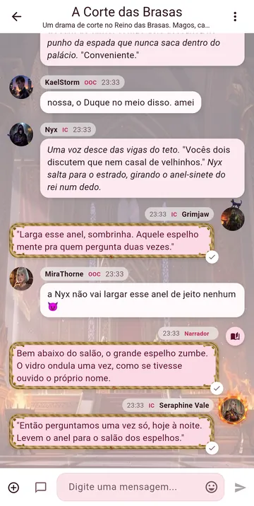 O chat no tema Sakura